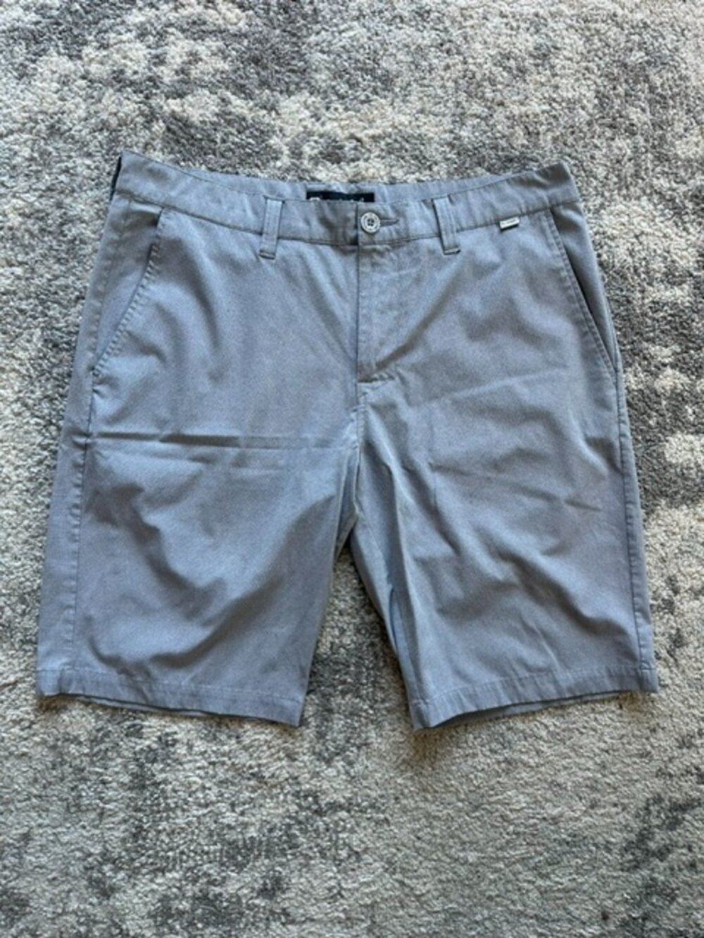 Travis Mathew Men's "Beck" Performance Golf Shorts Grey Size 34